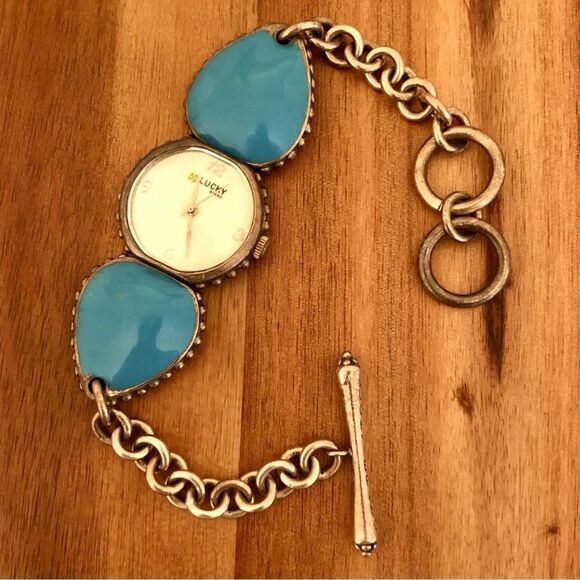 Lucky Brand | Enamel Bracelet Watch | 8” Adjustable main image 3